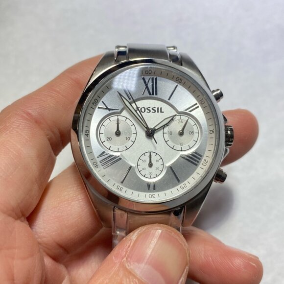Fossil BQ3035 Modern Courier Midsize Chronograph Stainless Steel Watch - Picture 1 of 7